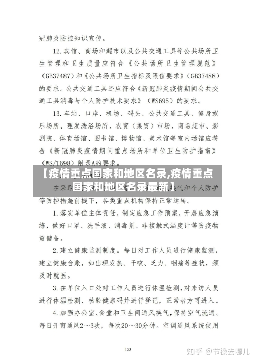 【疫情重点国家和地区名录,疫情重点国家和地区名录最新】