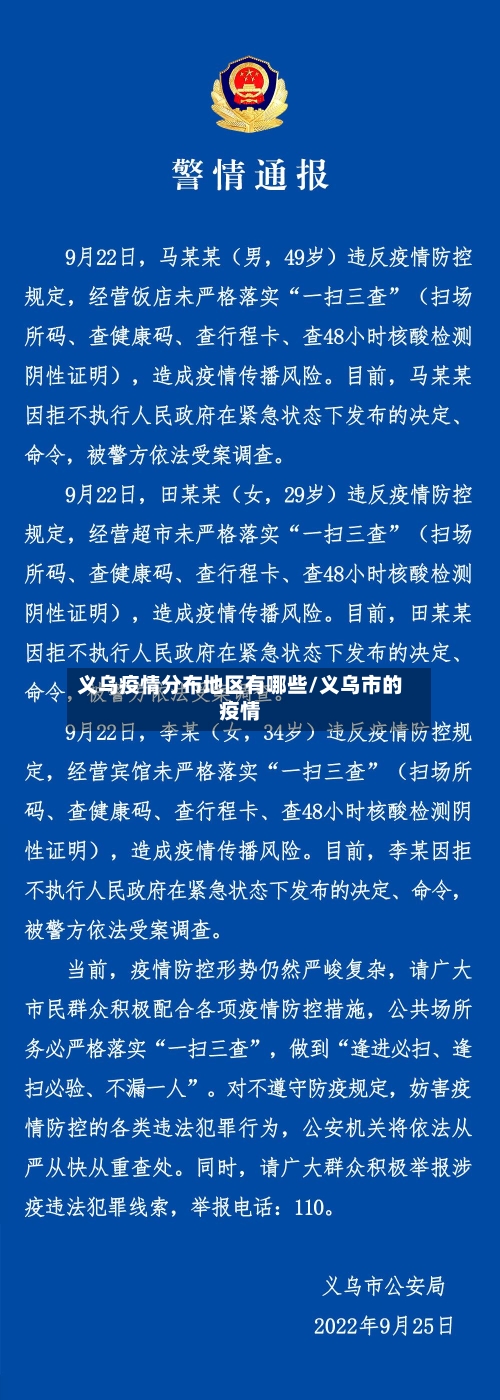 义乌疫情分布地区有哪些/义乌市的疫情