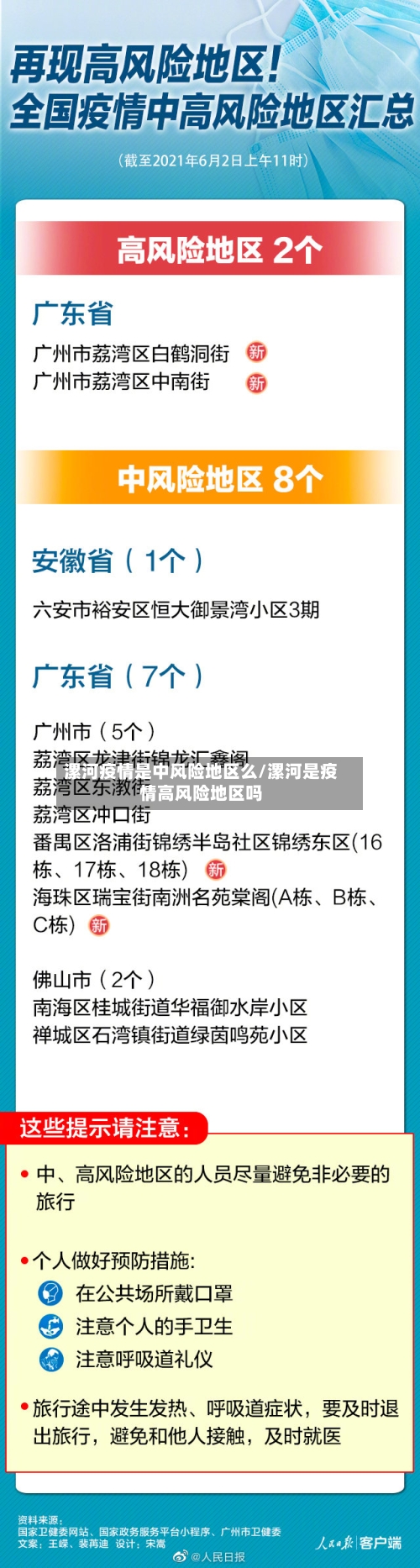 漯河疫情是中风险地区么/漯河是疫情高风险地区吗