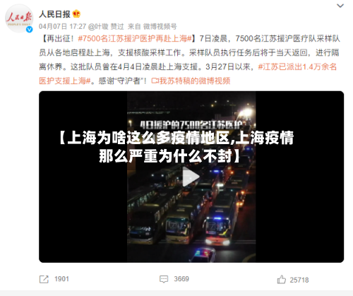 【上海为啥这么多疫情地区,上海疫情那么严重为什么不封】